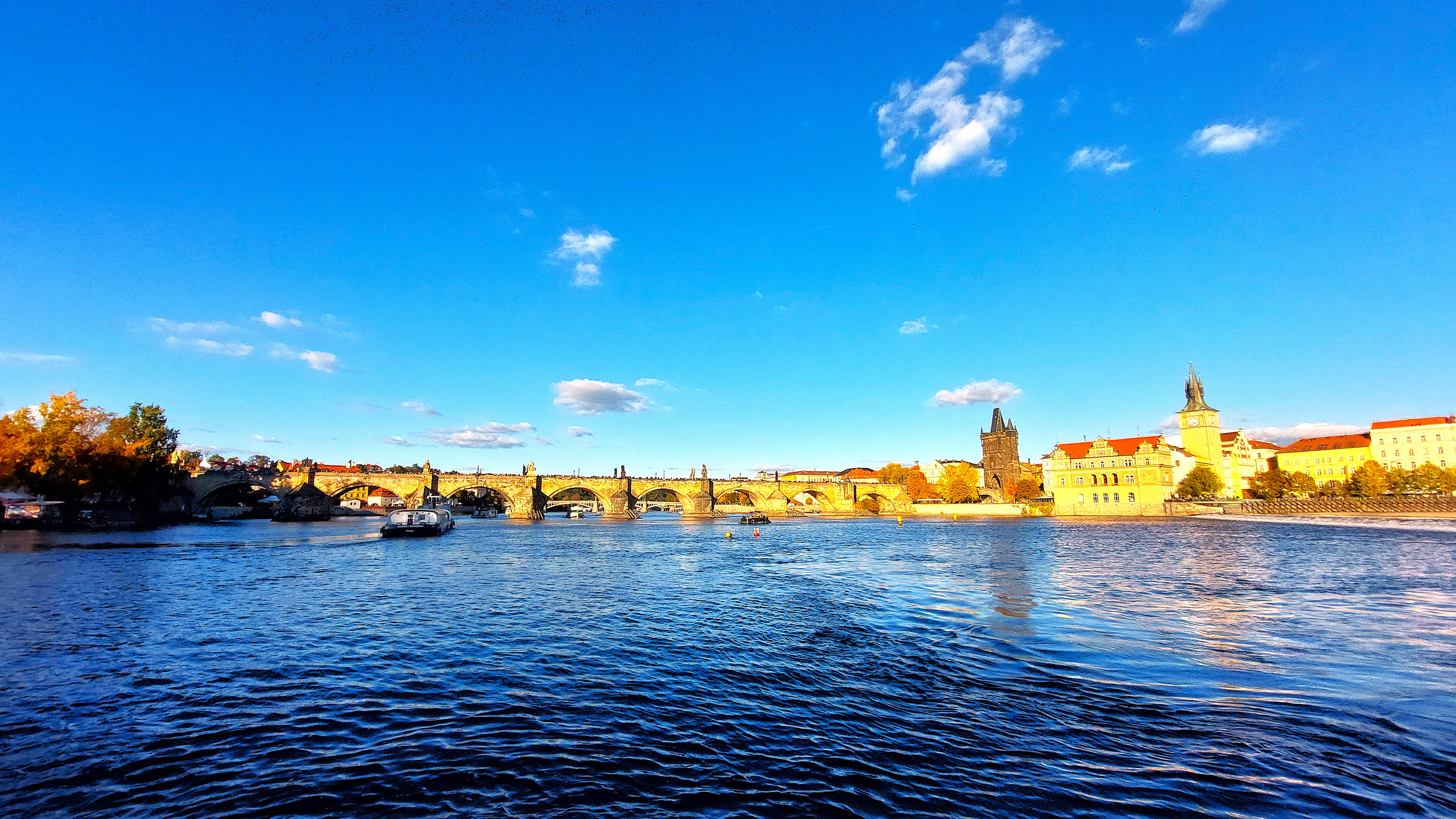 Panoramic Boat Tour on the River Vltava