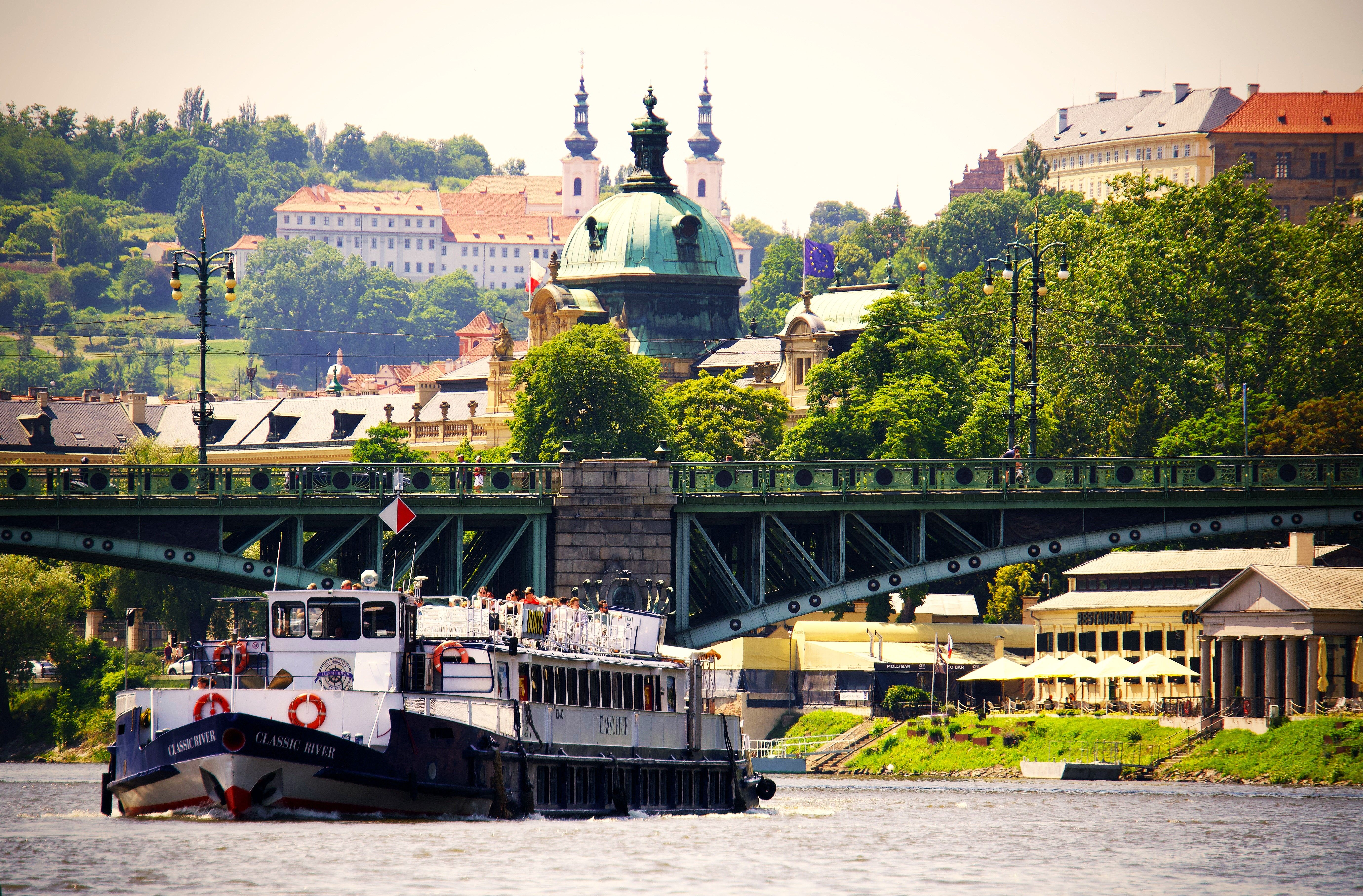 Panoramic Boat Tour on the River Vltava